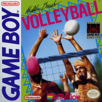 Malibu Beach Volleyball GameBoy US box art