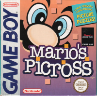 Mario's Picross GameBoy  box art