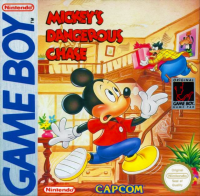 Mickey's Dangerous Chase PAL GameBoy  box art