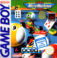 Micro Machines PAL GameBoy  box art