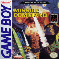 Missile Command GameBoy  box art