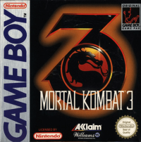 Mortal Kombat 3 PAL GameBoy PAL box art
