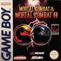 Mortal Kombat I & II PAL GameBoy PAL box art