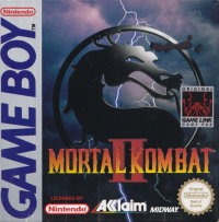 Mortal Kombat II GameBoy  box art