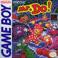 Mr. Do! GameBoy box art
