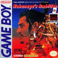 Nobunaga's Ambition GameBoy US box art