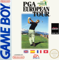 PGA European Tour GameBoy US box art