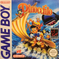 Pinocchio PAL GameBoy box art