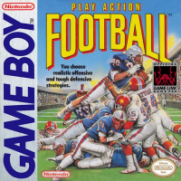 Play Action Football GameBoy US box art