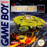Populous PAL GameBoy PAL box art