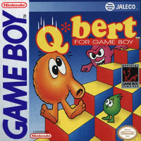 Q*bert GameBoy US box art
