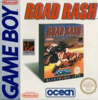 Road Rash GameBoy US box art