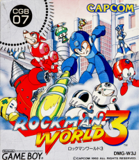 Rockman World 3 JP GameBoy JP box art