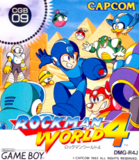 Rockman World 4 JP GameBoy JP box art