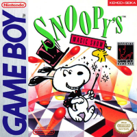 Snoopy's Magic Show PAL GameBoy  box art