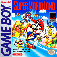 Super Mario Land GameBoy US box art
