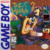 Taz Mania 2 GameBoy US box art