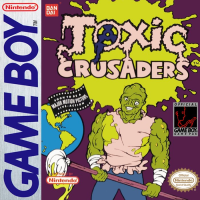 Toxic Crusaders GameBoy US box art
