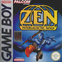 Zen Intergalactic Ninja GameBoy US box art