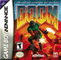 Doom GameBoy Advance US box art