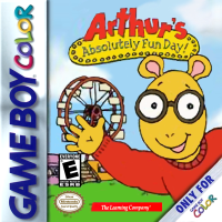 Arthur's Absolutely Fun Day PAL GameBoy Color PAL box art