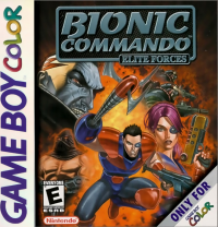 Bionic Commando Elite Forces GameBoy Color US box art