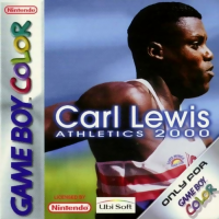 Carl Lewis Athletics 2000 PAL GameBoy Color PAL box art