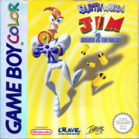 Earthworm Jim Menace 2 the Galaxy PAL GameBoy Color box art