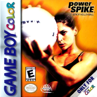 Power Spike Pro Beach Volleyball GameBoy Color US box art