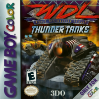 World Destruction League Thunder Tanks PAL GameBoy Color PAL box art