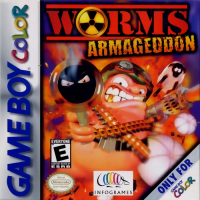 Worms Armageddon GameBoy Color US box art