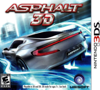 Asphalt: 3D Nintendo 3DS US box art