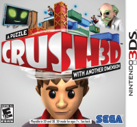 Crush 3D Nintendo 3DS US box art