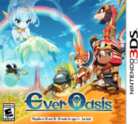 Ever Oasis Nintendo 3DS  box art