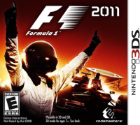 F1 2011 Nintendo 3DS US box art