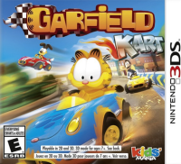 Garfield Kart Nintendo 3DS US box art