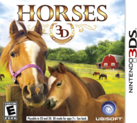 Horses 3D Nintendo 3DS US box art