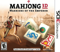 Mahjong 3D: Warriors of the Emperor Nintendo 3DS US box art
