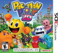 Pac Man Party 3D Nintendo 3DS US box art