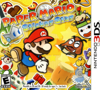 Paper Mario: Sticker Star PAL Nintendo 3DS box art