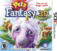 Petz Fantasy 3D PAL Nintendo 3DS PAL box art