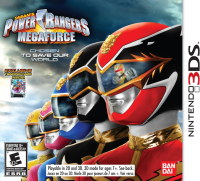 Power Rangers Megaforce PAL Nintendo 3DS PAL box art