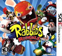 Rabbids Rumble PAL Nintendo 3DS PAL box art