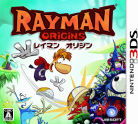 Rayman Origins PAL Nintendo 3DS PAL box art
