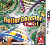 Roller Coaster Tycoon 3D Nintendo 3DS US box art
