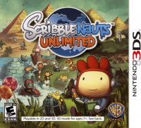 Scribblenauts Unlimited Nintendo 3DS US box art