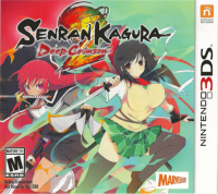 Senran Kagura 2: Deep Crimson PAL Nintendo 3DS PAL box art