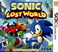 Sonic Lost World PAL Nintendo 3DS PAL box art