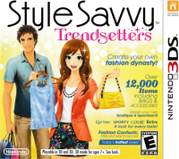 Style Savvy Trendsetters Nintendo 3DS US box art