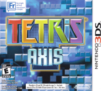 Tetris Axis Nintendo 3DS box art